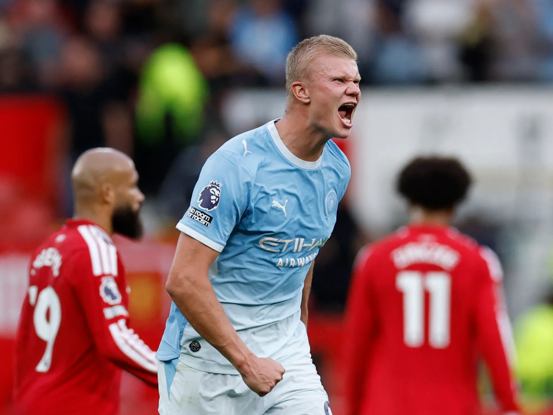 Manchester City : le but d'Erling Haaland contre Manchester United accordé à tort par le VAR, selon l'organisme des arbitres