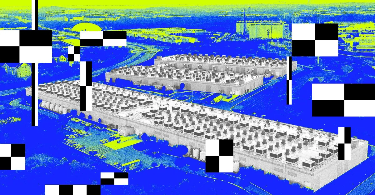 Illustration des centres de données et de l'IA